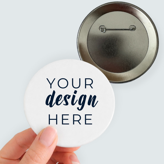 3in. Custom Button Pin