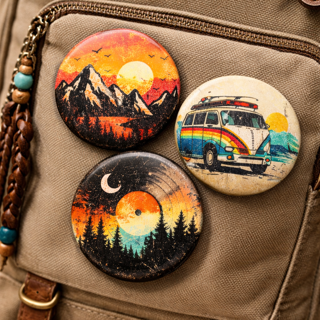 3in. Custom Button Pin